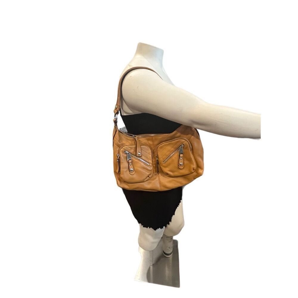 B. Makowski Leather Shoulder Bag